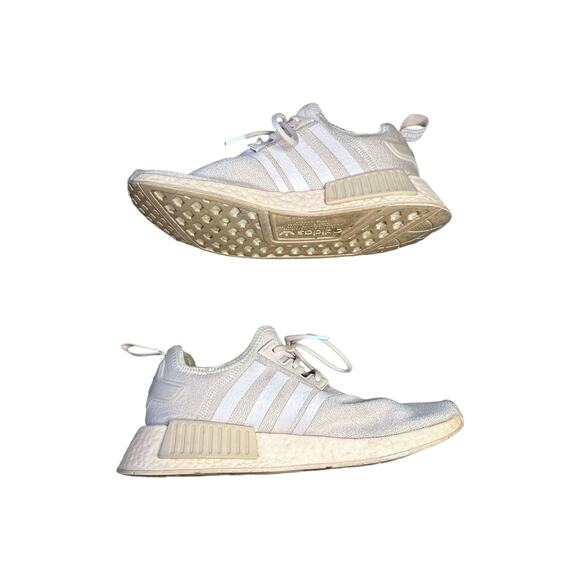 Adidas Women’s Peach Light Pink Lace Up NMD R1 Athletic Workout Shoes Size 9 - Picture 2 of 7